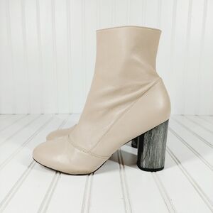 ASOS ELIXIR Leather Heeled Sock Boots C524